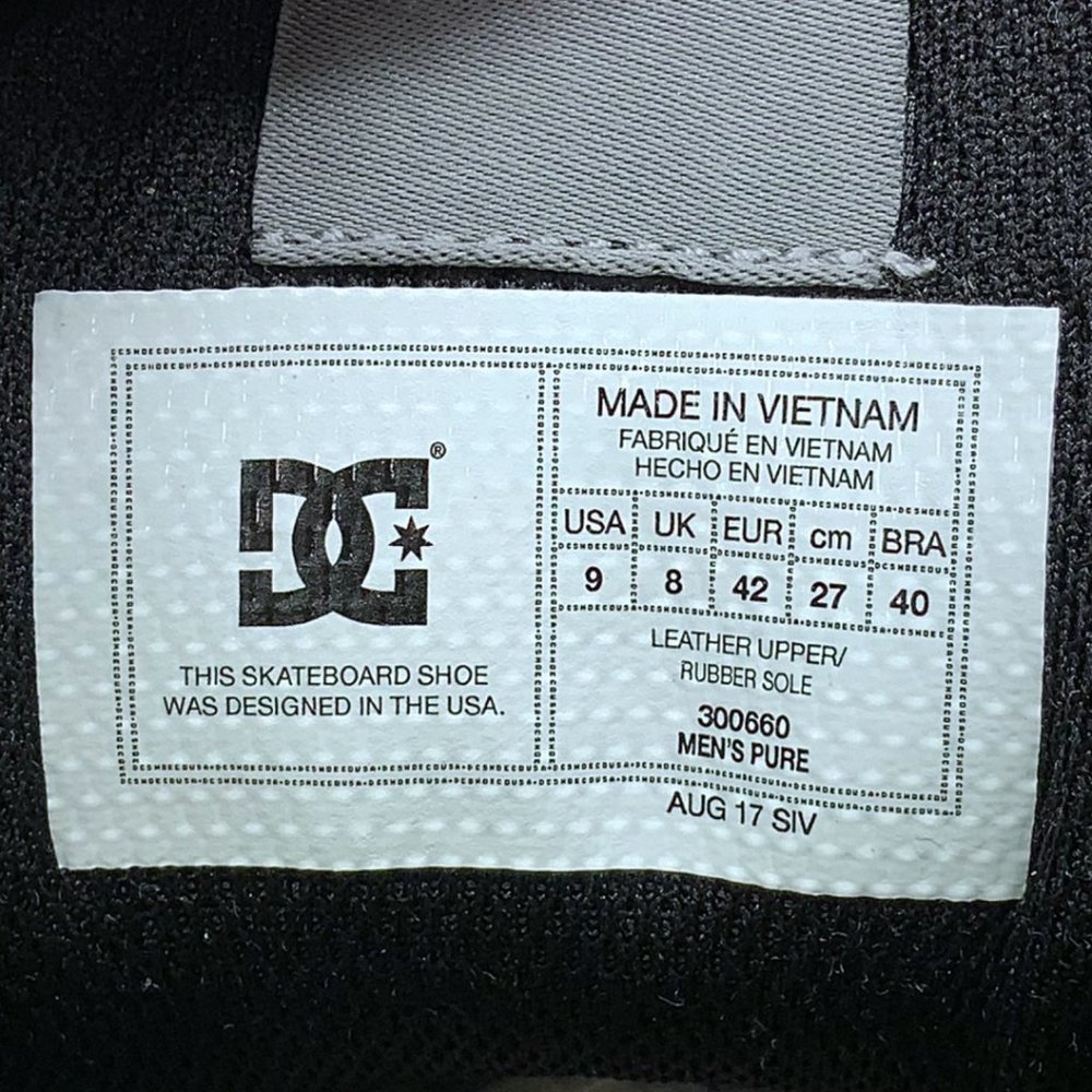 DC Shoes PURE Men's Athletic Skate Shoes - Picture 8 of 8